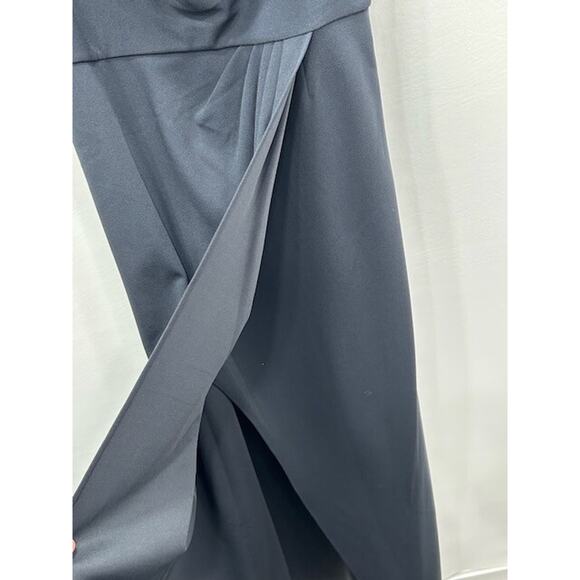 NWT Sachin & Babi Paulina 4-Way Stretch Crepe Gown Cowl Neck Navy Blue Size 6 - Picture 10 of 16